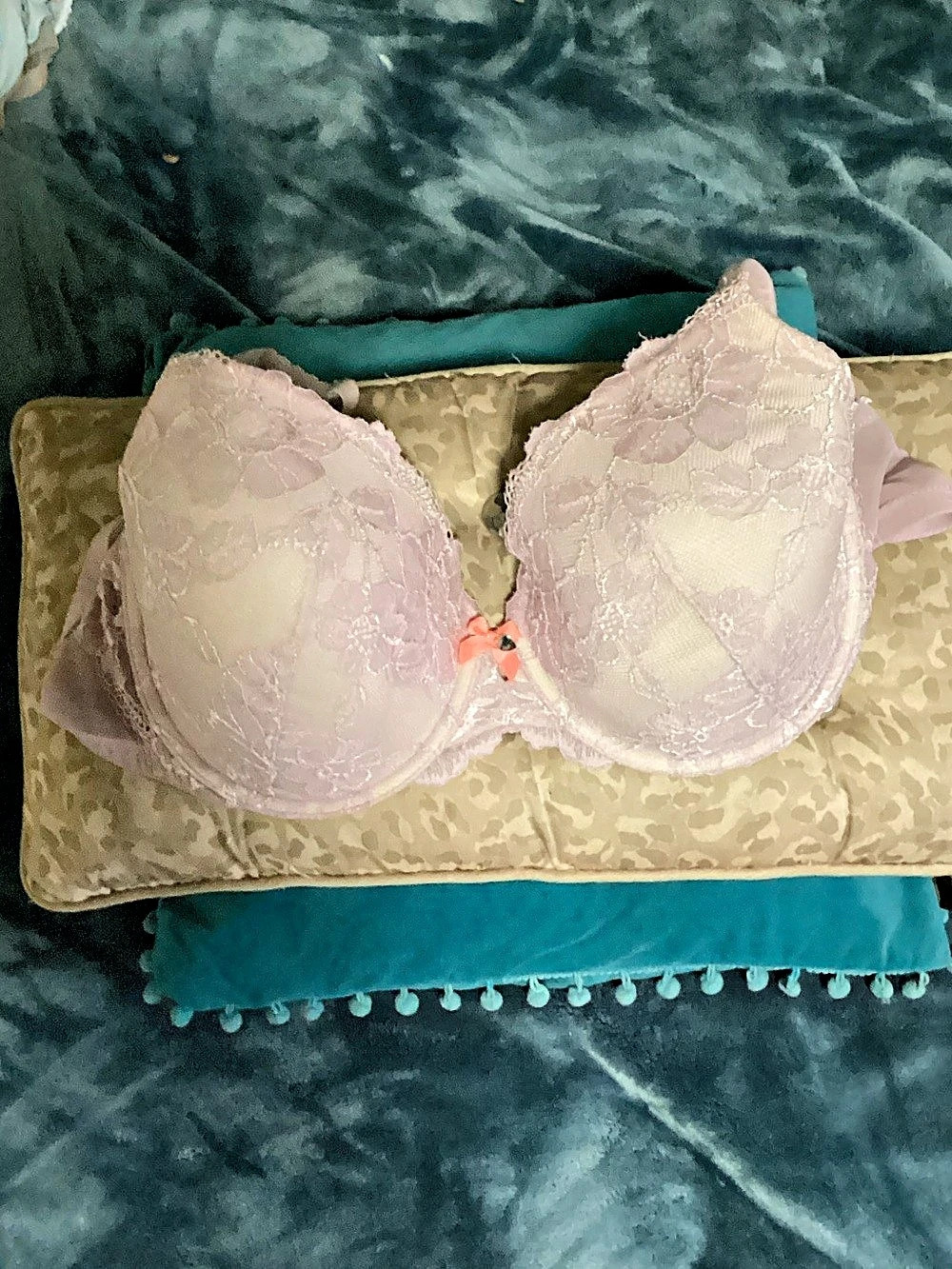 Victoria's Secret Lace Bra in Pink Size 36C